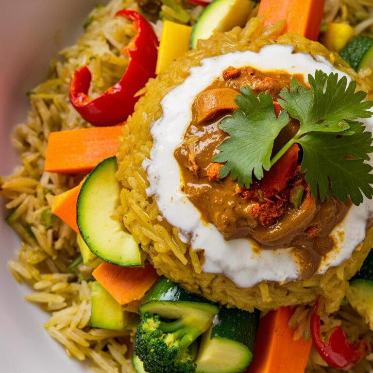 Arroz Vegano al Curry con Verduras