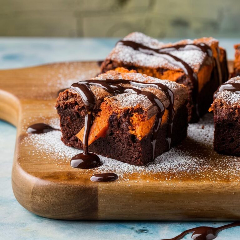 Brownies Veganos de Camote y Chocolate