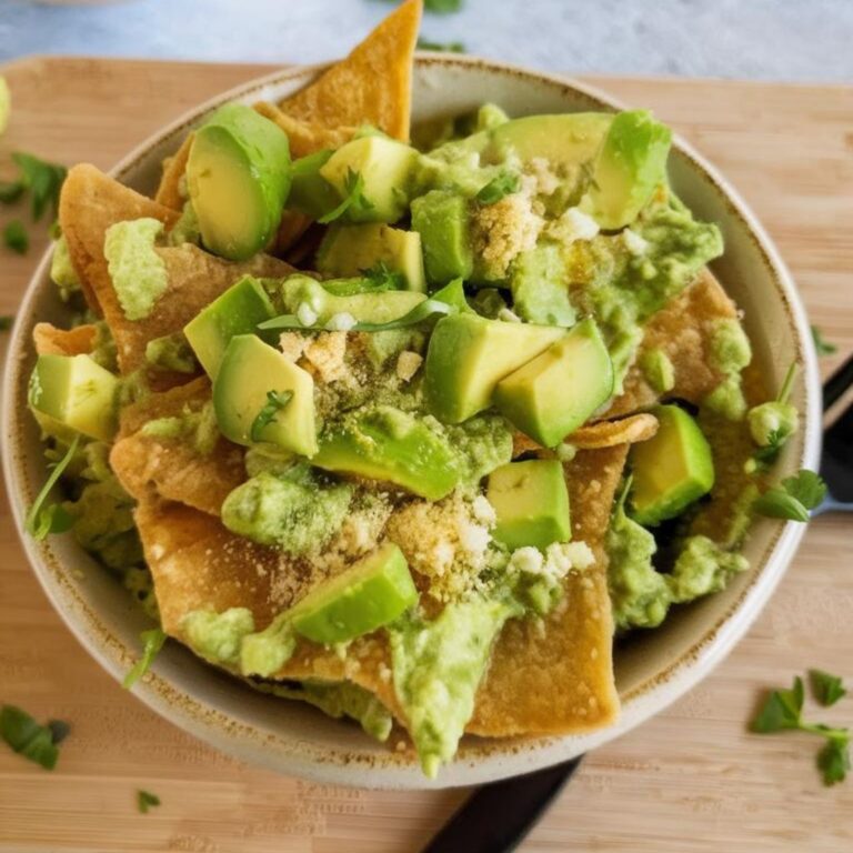 Chilaquiles Veganos con Salsa Verde (Tradicionales y Sabrosos)