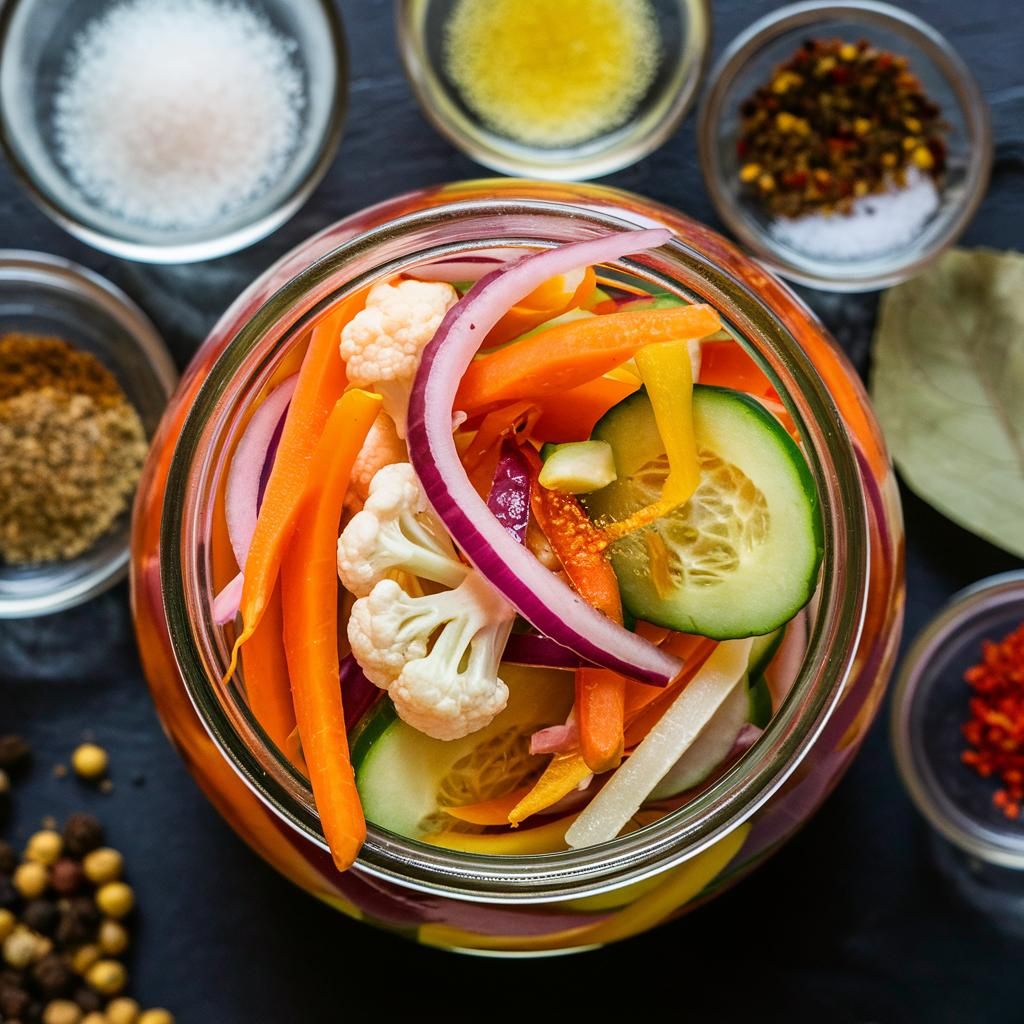 Encurtidos Caseros de Verduras