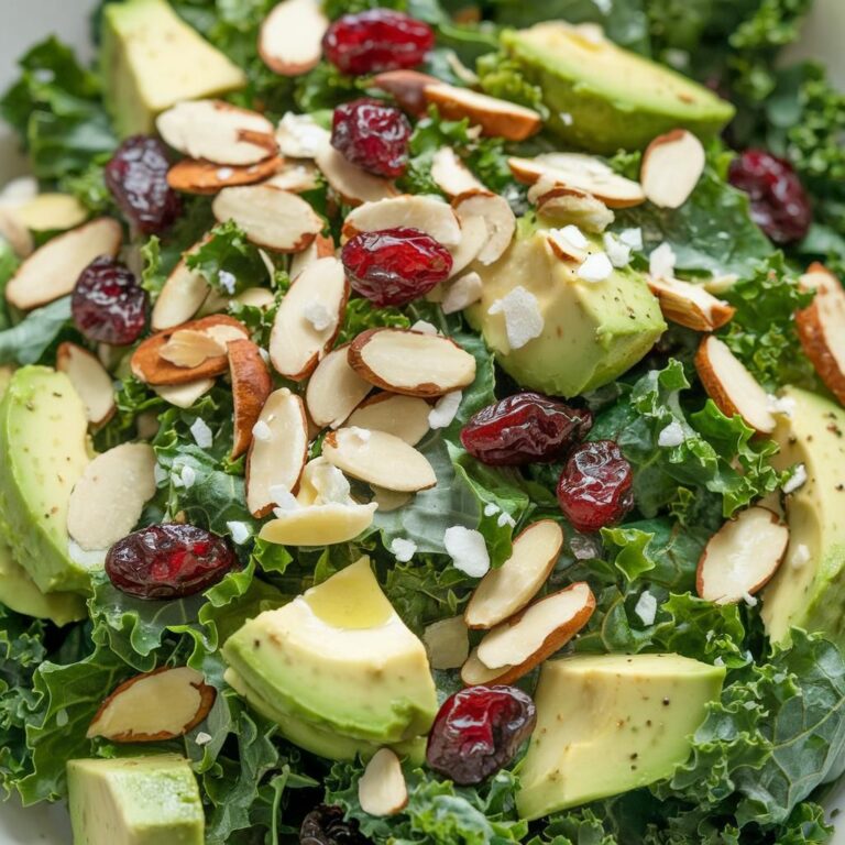 Ensalada Vegana de Kale y Almendras