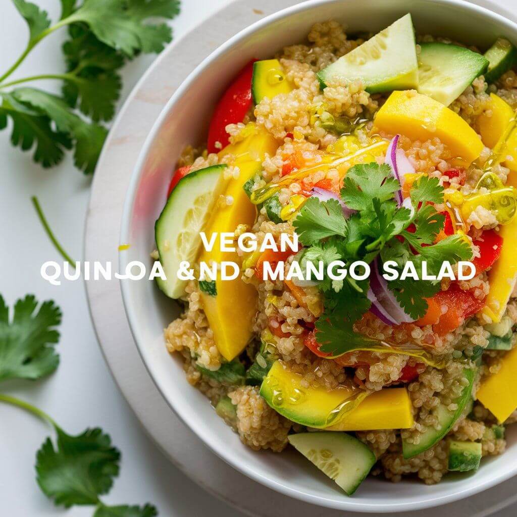 Ensalada Vegana de Quinoa y Mango