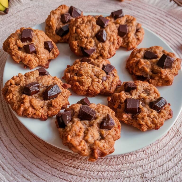 Galletas Veganas de Avena y Chocolate