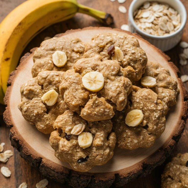 Galletas Veganas de Plátano y Avena