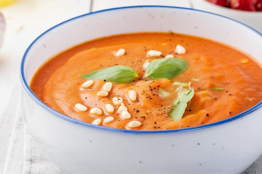 Gazpacho Vegano de Zanahoria y Jengibre