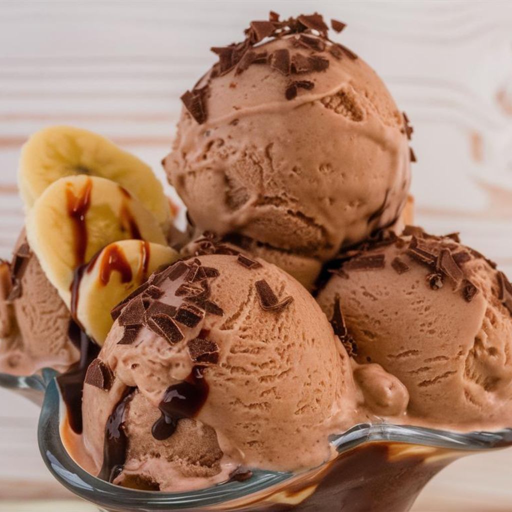 Helado Vegano de Plátano y Cacao