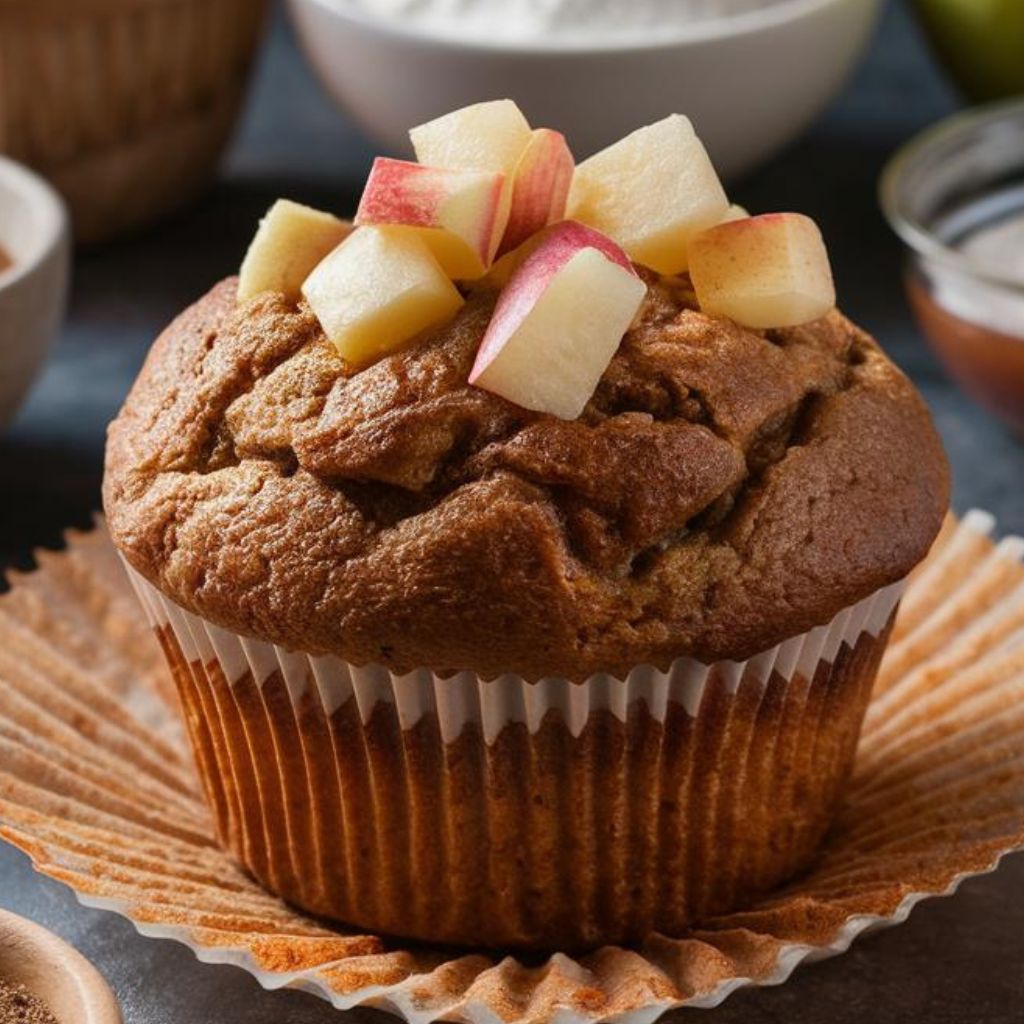 Muffins Veganos de Manzana y Canela