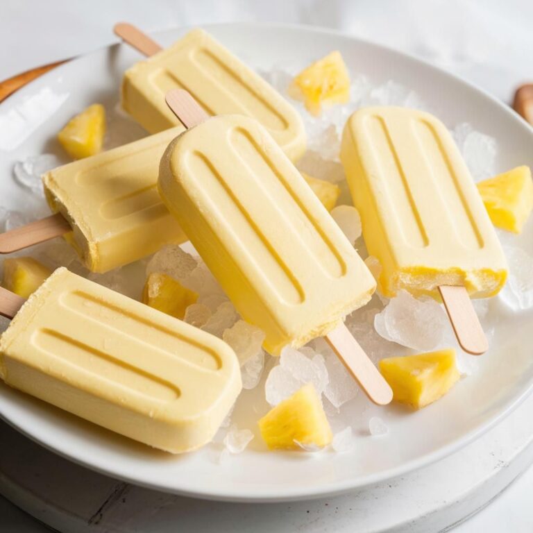 Paletas Veganas de Piña y Chile