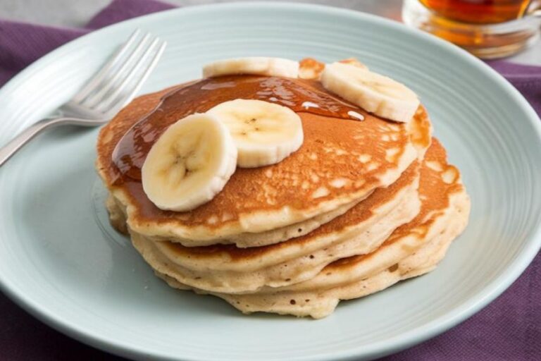 Pancakes Veganos de Avena y Plátano