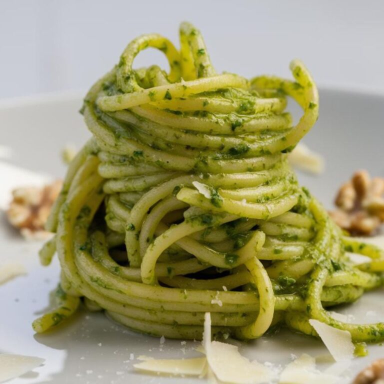 Pasta Vegana al Pesto de Aguacate