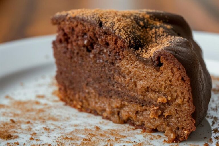 Pastel Vegano de Plátano con Chocolate