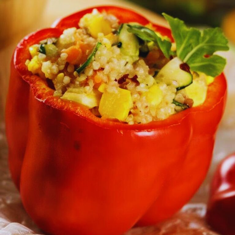 Pimientos del Piquillo Rellenos de Quinoa y Verduras