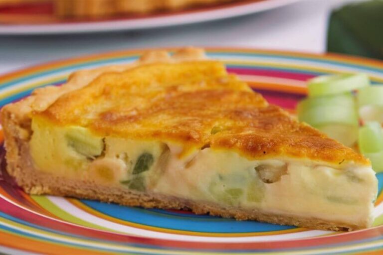 Quiche Vegano de Puerros y Champiñones