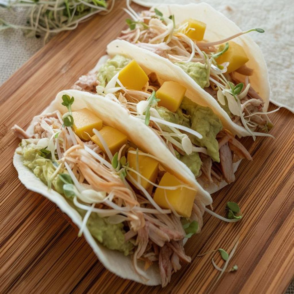 Tacos Veganos de Jícama y Mango