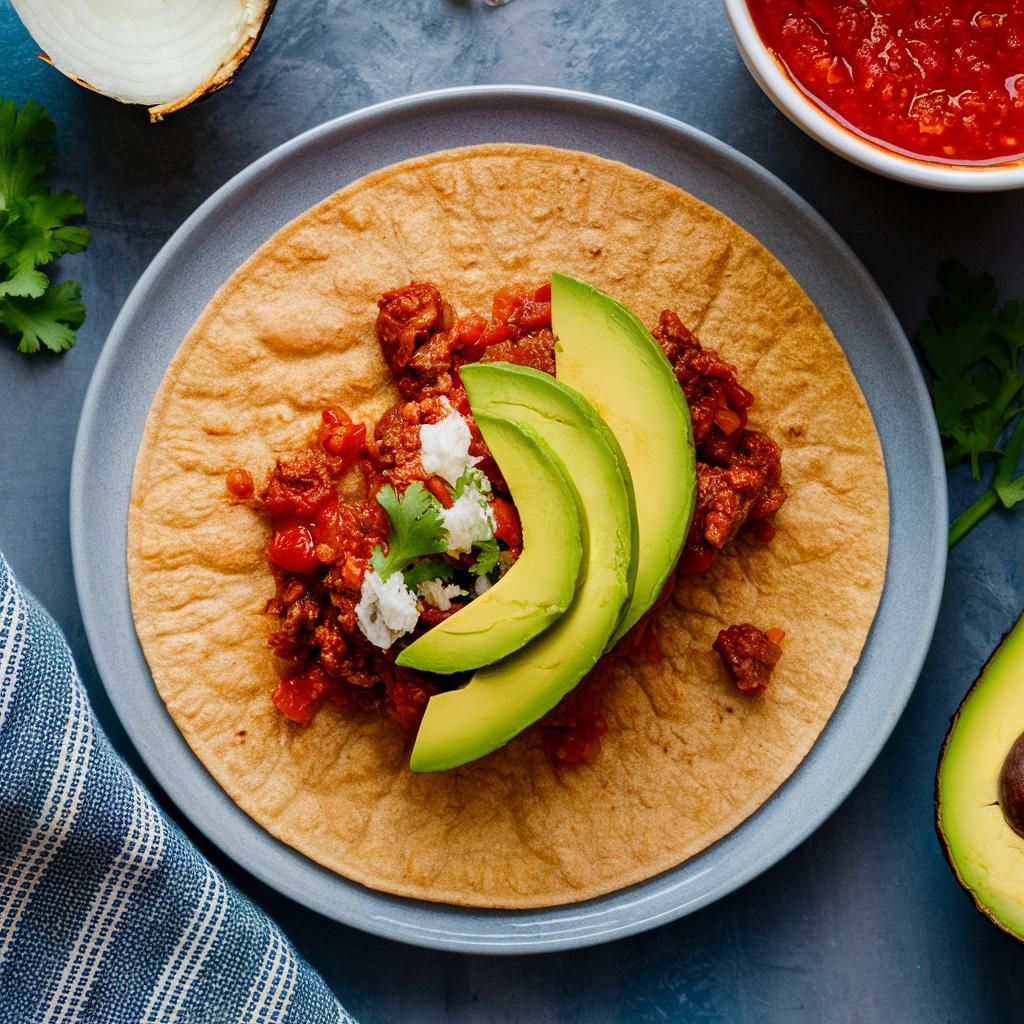 Tacos Veganos de Soya Texturizada