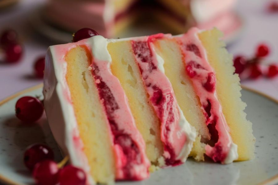 Tarta Vegana de Frambuesa y Limón