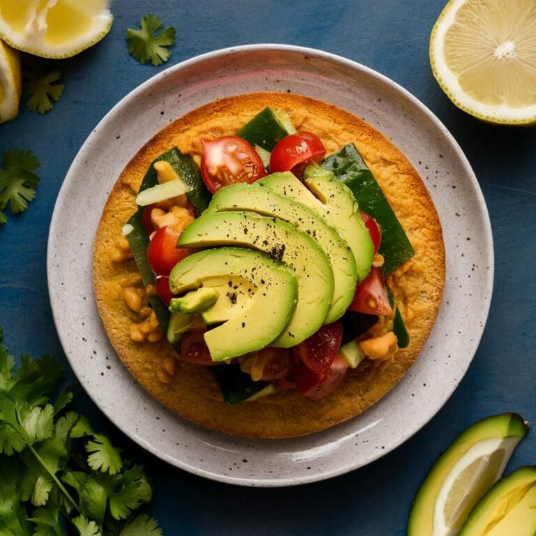 Tostadas Veganas de Nopal