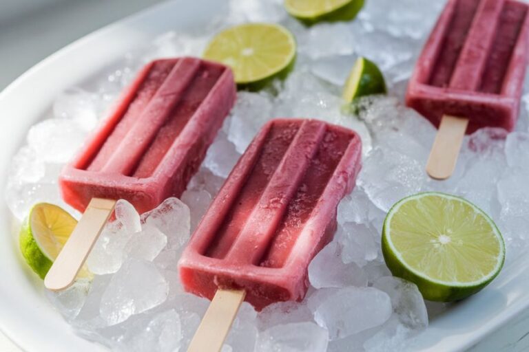 Paletas Veganas de Sandía y Limón