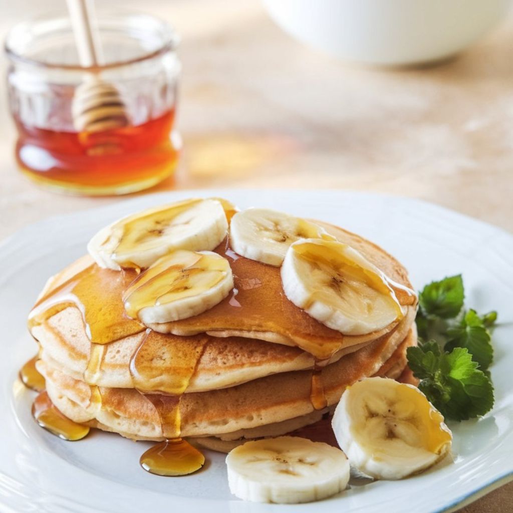 Pancakes Veganos de Plátano y Harina de Almendra