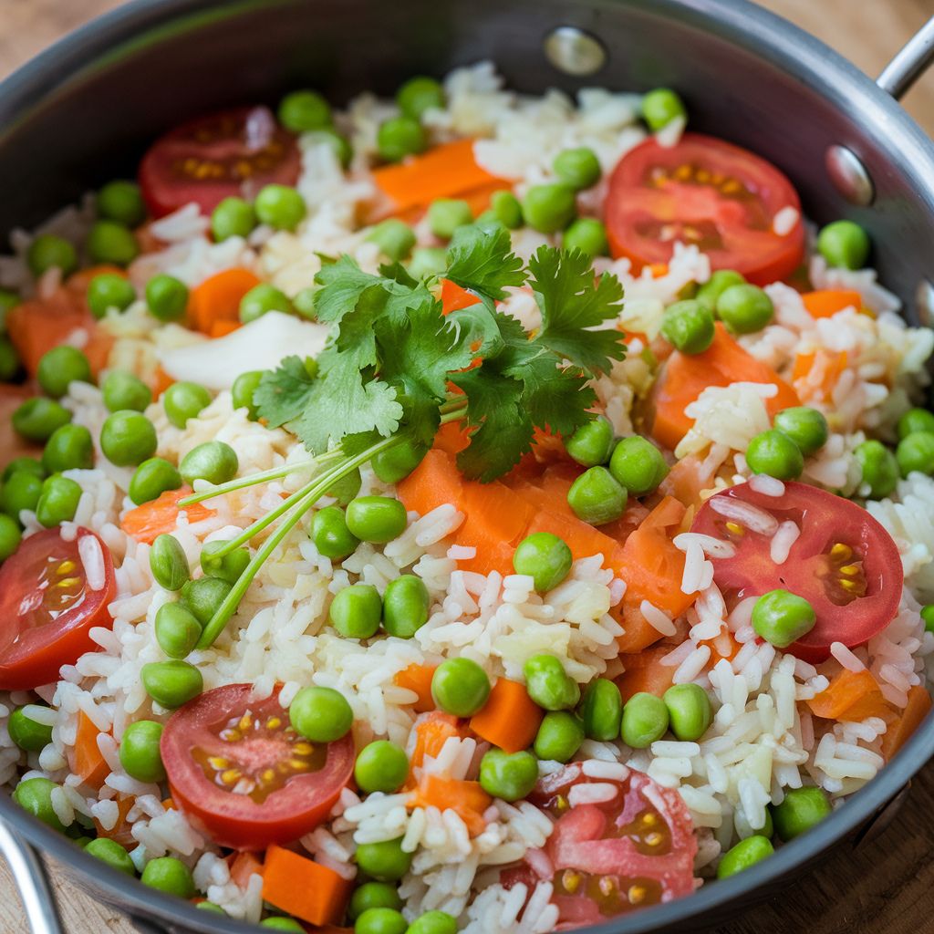 Arroz Vegano a la Mexicana