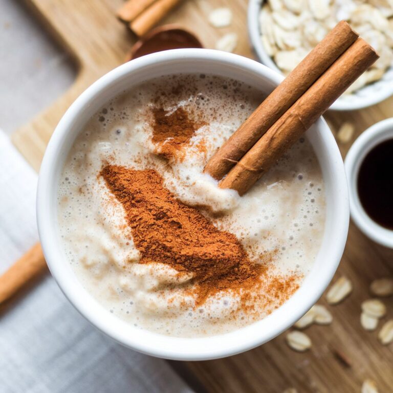 Atole Vegano de Avena y Canela