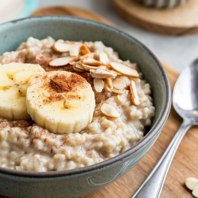 Avena Vegana con Canela y Plátano