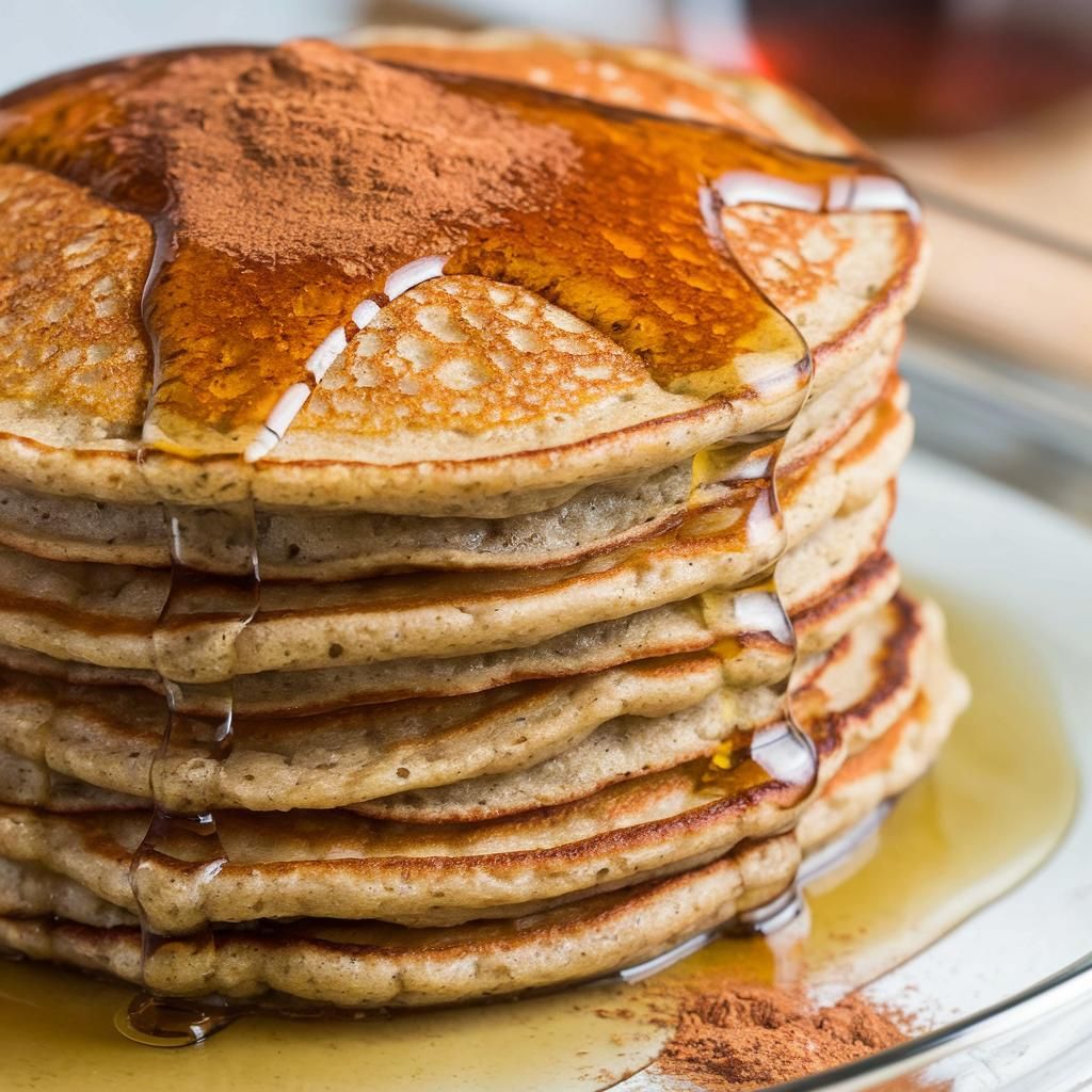 Pancakes Veganos de Amaranto y Canela