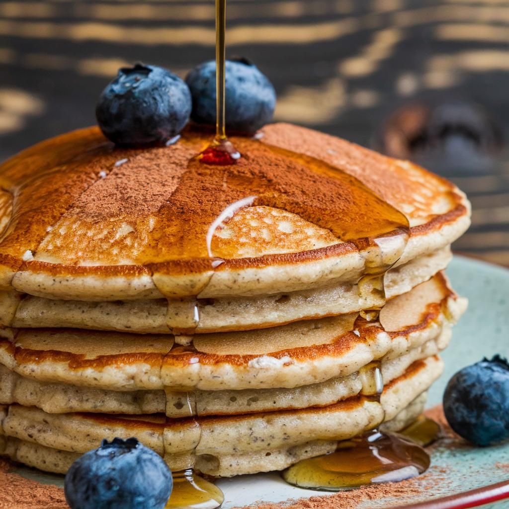 Pancakes Veganos de Avena y Almendra