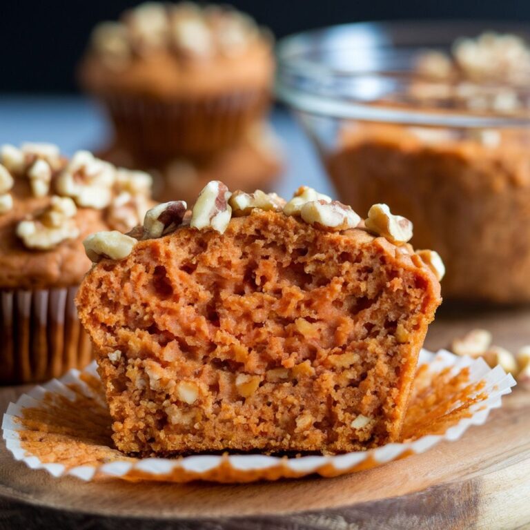 Panquecitos Veganos de Zanahoria y Nuez