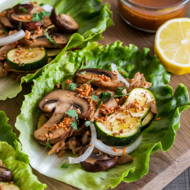 Tacos Veganos de Calabacitas y Champiñones