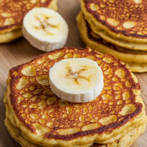 Hotcakes Veganos de Maíz y Plátano