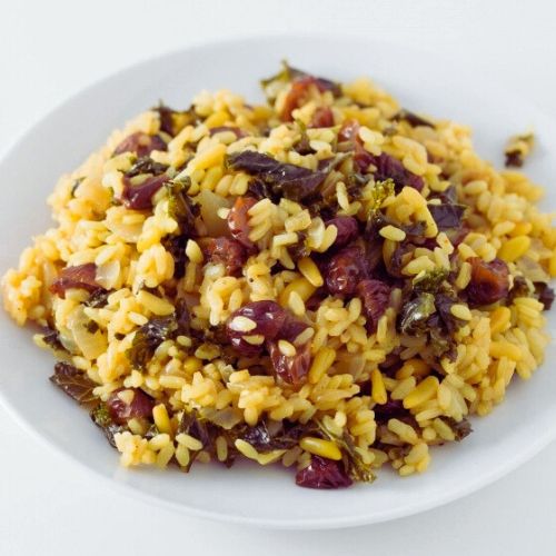 Arroz Navideño Vegano con Piña y Pasas