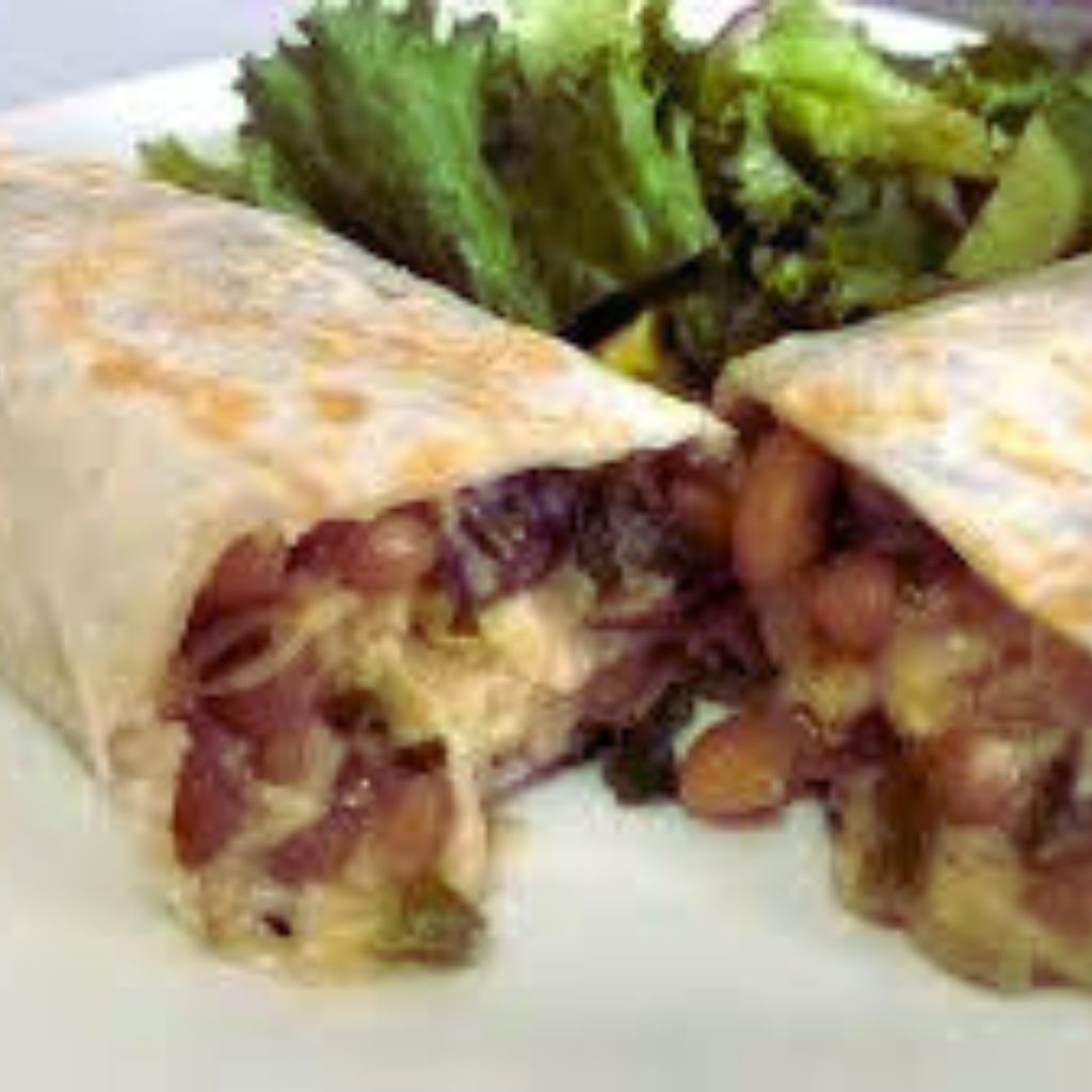 Burritos Veganos Navideños de Nopal y Champiñones