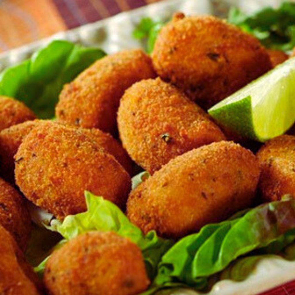 Croquetas Veganas de Papa y Zanahoria Navideñas