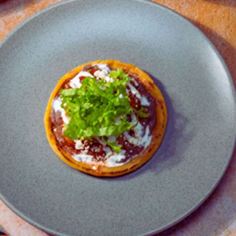 Sopes Veganos de Hongos con Salsa Roja Navideña