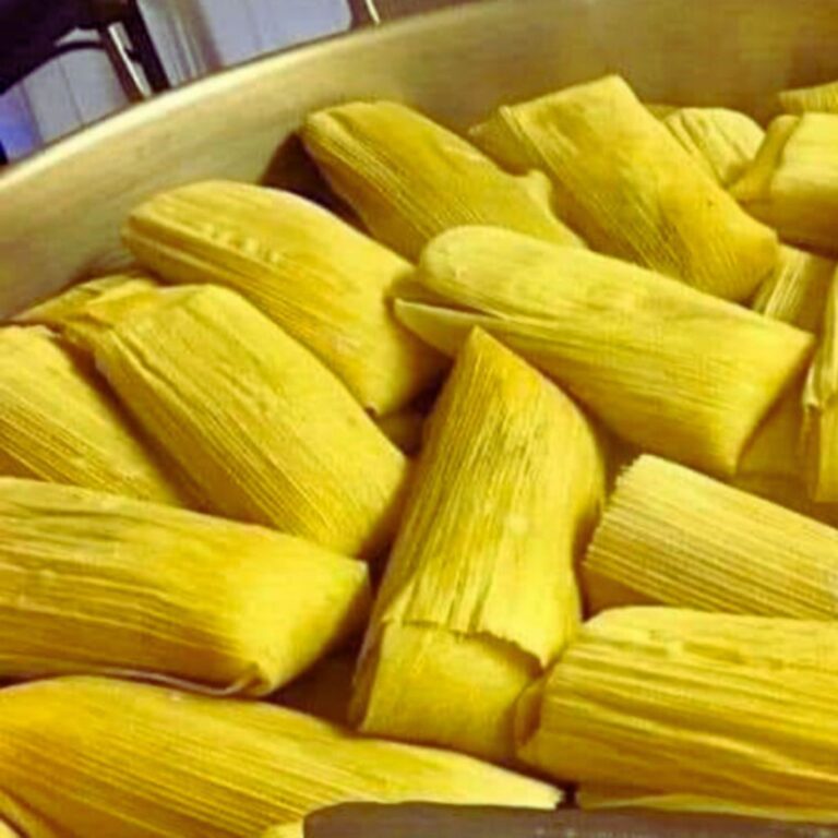 Tamalitos Veganos de Elote Dulce Navideños