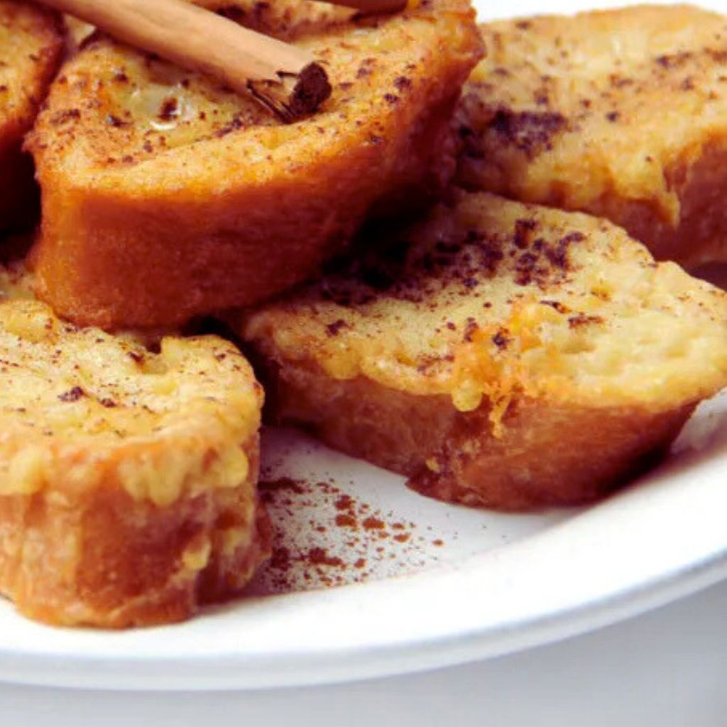 Torrejas Veganas con Canela y Piloncillo Navideño